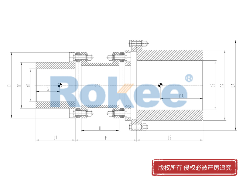 RLAF大小軸裝膜片聯(lián)軸器,雙膜片聯(lián)軸器廠家,雙膜片聯(lián)軸器生產(chǎn)廠家